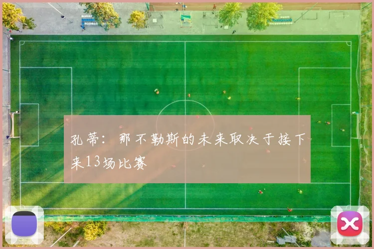 孔蒂：那不勒斯的未来取决于接下来13场比赛